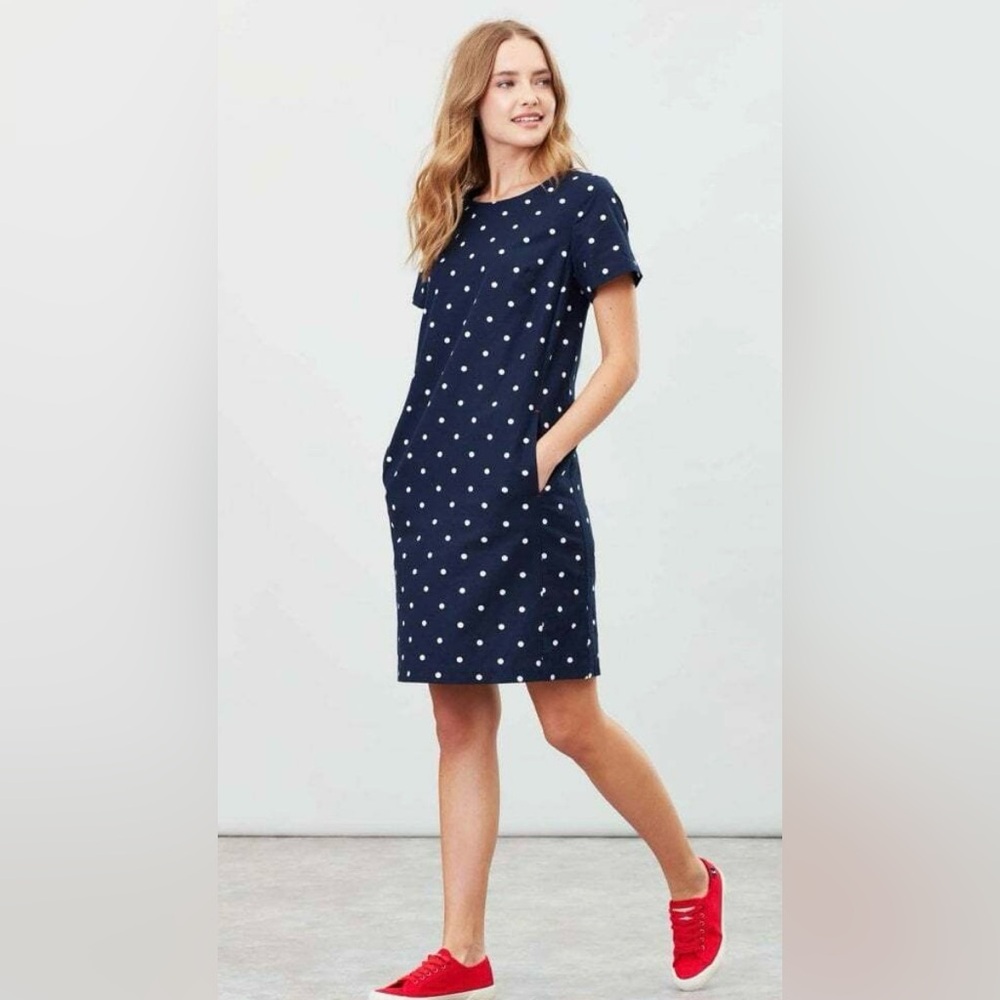 Joules Beth Polka Dot Mini Dress